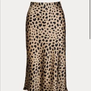 Realisation Par Naomi Cheetah Midi Skirt, Wild Things Size XS